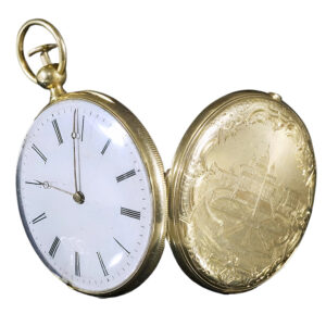 Swiss 18K gold quarter repeating pocket watch Circa 1830