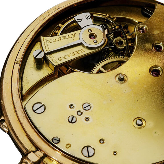 French 18K yellow gold open faced pocket watch Circa 1850 French 18K yellow gold open faced pocket watch Circa 1850