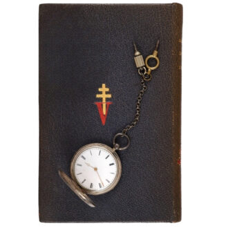 French silver full hunter keywind pocket watch Circa 1850