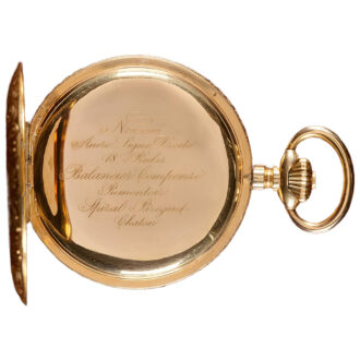 Swiss 18K yellow gold full hunter pocket watch Circa 1940