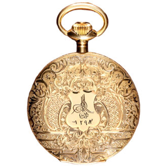 Swiss 18K yellow gold full hunter pocket watch Circa 1940