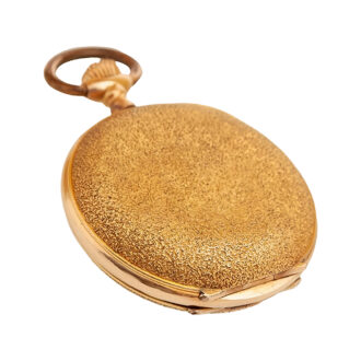 Swiss 18K yellow gold full hunter pocket watch Circa 1900