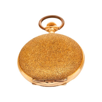 Swiss 18K yellow gold full hunter pocket watch Circa 1900