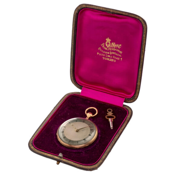 Swiss gold open faced quarter repeating pocket watch Circa 1890 Swiss gold open faced quarter repeating pocket watch Circa 1890