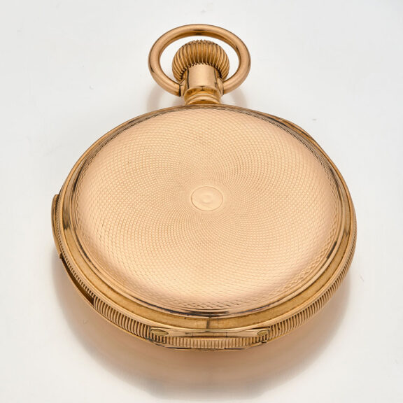 Swiss gold five minutes repeating lever watch Circa 1900 Swiss gold five minutes repeating lever watch Circa 1900