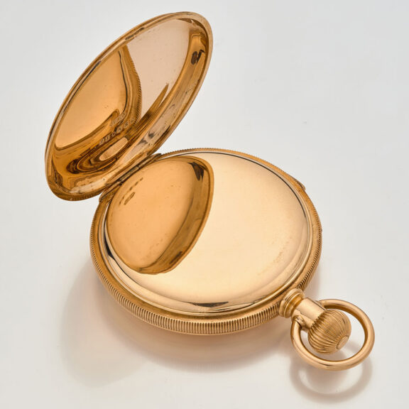 Swiss gold five minutes repeating lever watch Circa 1900 Swiss gold five minutes repeating lever watch Circa 1900