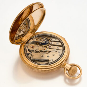 Swiss gold five minutes repeating lever watch Circa 1900