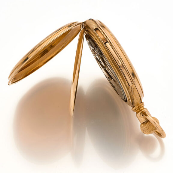 Swiss gold five minutes repeating lever watch Circa 1900 Swiss gold five minutes repeating lever watch Circa 1900
