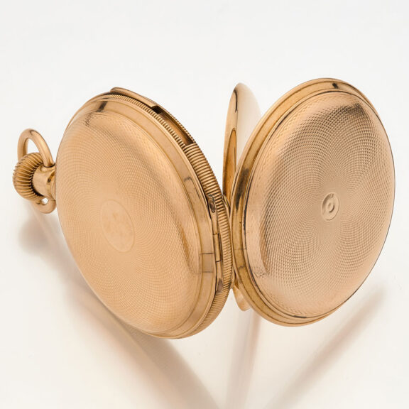 Swiss gold five minutes repeating lever watch Circa 1900 Swiss gold five minutes repeating lever watch Circa 1900