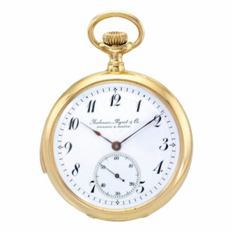 Swiss yellow gold minute repeating lever watch Circa 1900