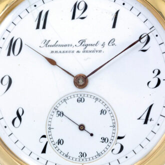 Swiss yellow gold minute repeating lever watch Circa 1900