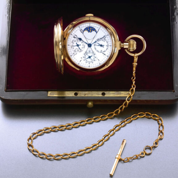 Swiss gold perpetual calendar minute repeater Circa 1890 Swiss gold perpetual calendar minute repeater Circa 1890