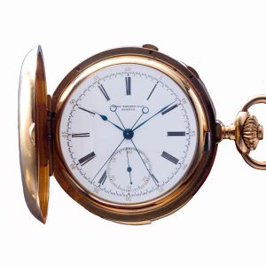 Swiss quarter repeating split seconds chronograph Circa 1892