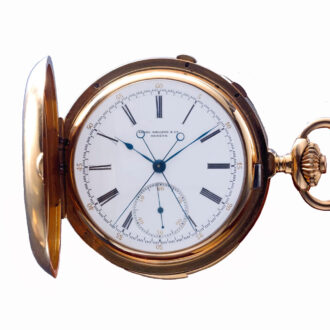Swiss quarter repeating split seconds chronograph Circa 1892