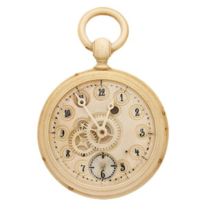 Extremely Russian watch entirely made of bone Circa 1865