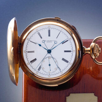 Swiss quarter repeating split seconds chronograph Circa 1892