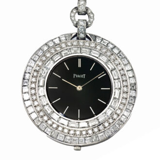Swiss 18 carat white gold and diamond set watch Circa 1965