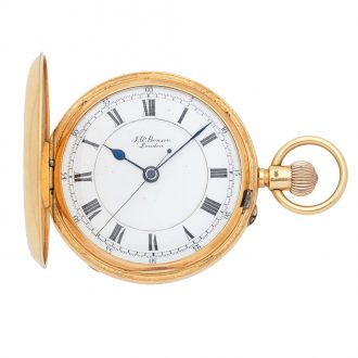 English 18 carat gold lever with centre seconds Circa 1905