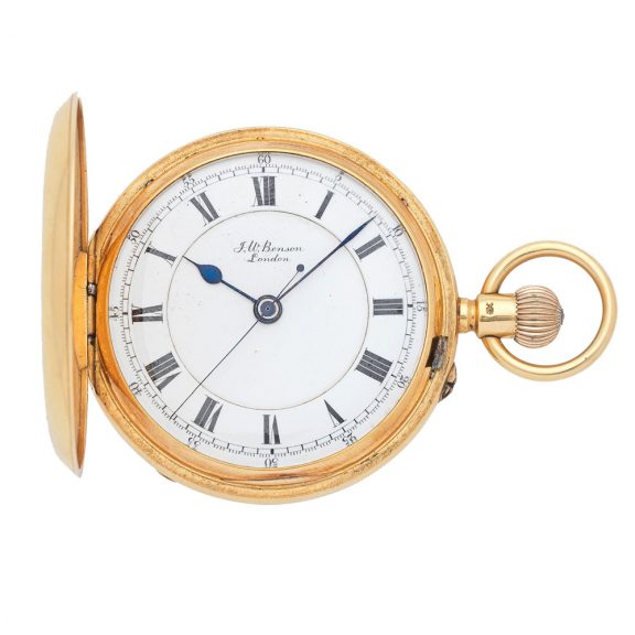 English 18 carat gold lever with centre seconds Circa 1905