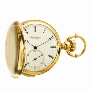 Danish yellow gold five minute repeating watch Circa 1890
