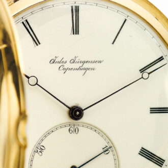 Danish yellow gold five minute repeating watch Circa 1890