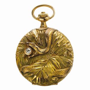 Swiss fine 18k gold hunting cased pocket watch Circa 1910