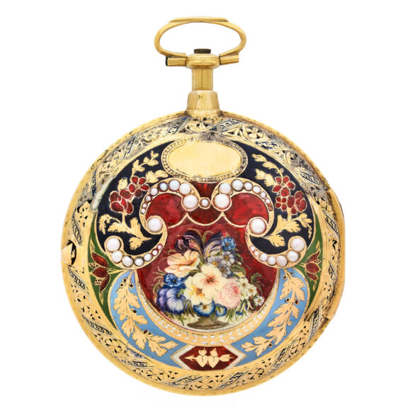 English gold enamel repeater for the Ottoman market Circa 1785