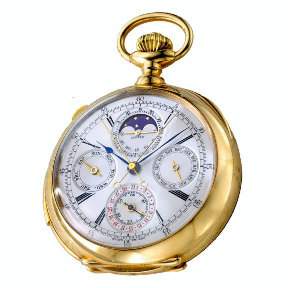 Swiss gold astronomical Grand Complication watch Circa 1911
