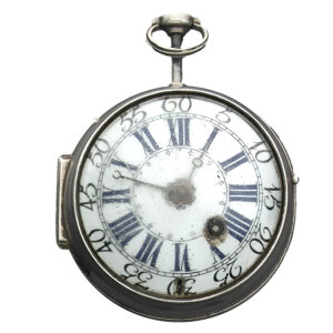 French early silver quarter repeating onion pocket watch Circa 1710