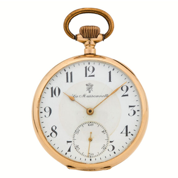 Swiss 14 carat gold lever watch "La Maisonnette" Circa 1920 Swiss 14 carat gold lever watch "La Maisonnette" Circa 1920