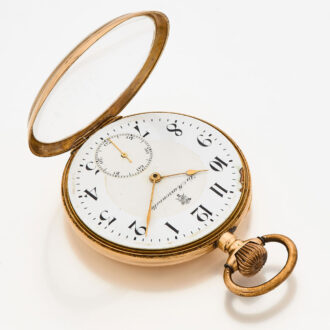 Swiss 14 carat gold lever watch "La Maisonnette" Circa 1920 Swiss 14 carat gold lever watch "La Maisonnette" Circa 1920