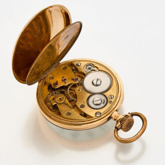 Swiss 14 carat gold lever watch "La Maisonnette" Circa 1920 Swiss 14 carat gold lever watch "La Maisonnette" Circa 1920