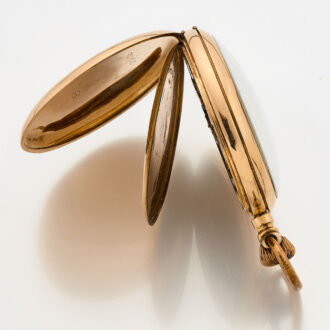 Swiss 14 carat gold lever watch "La Maisonnette" Circa 1920 Swiss 14 carat gold lever watch "La Maisonnette" Circa 1920