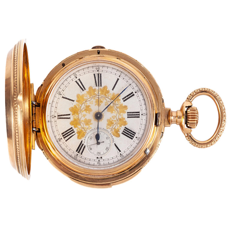 Ornate antique gold pocket watch
