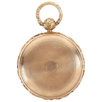 Swiss 18K yellow gold open faced pocket watch Circa 1875 Swiss 18K yellow gold open faced pocket watch Circa 1875