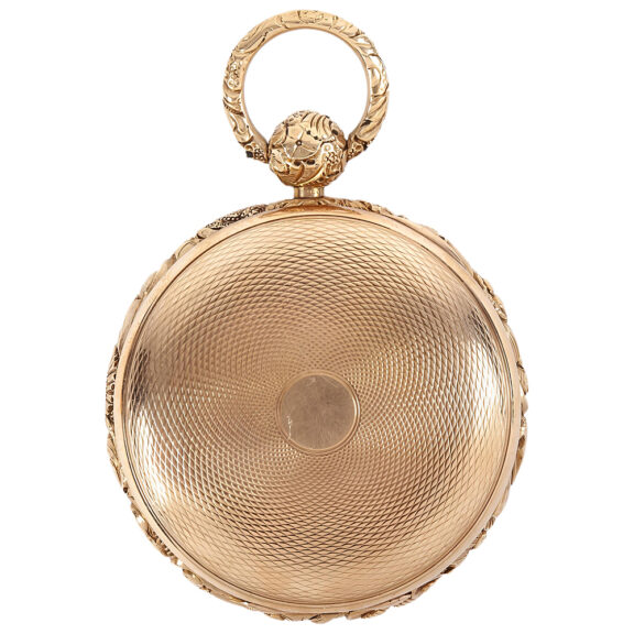 Swiss 18K yellow gold open faced pocket watch Circa 1875 Swiss 18K yellow gold open faced pocket watch Circa 1875