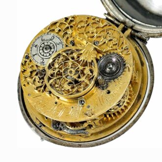 Dutch pocket watch with one hand and alarm Circa 1690