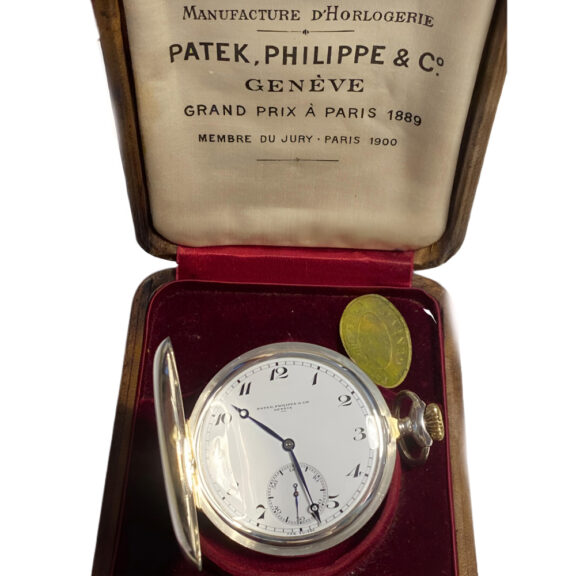 Swiss silver full hunter keyless pocket watch Circa 1926 Swiss silver full hunter keyless pocket watch Circa 1926