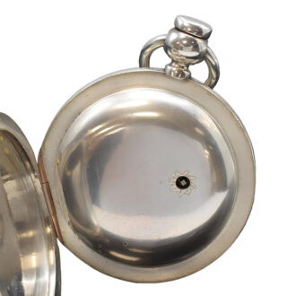 Heavy and large American silver full hunter watch Circa 1880