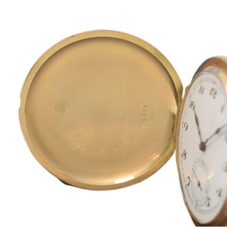 Swiss 14K yellow gold full hunter pocket watch Circa 1920