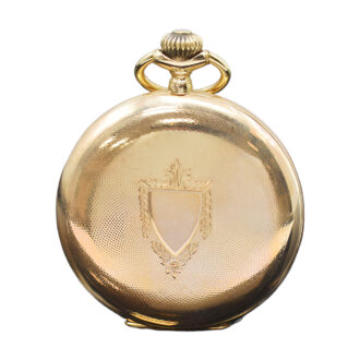 Swiss 14K yellow gold full hunter pocket watch Circa 1920