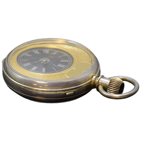 Swiss silver and formerly gold plated mystery watch Circa 1880 Swiss silver and formerly gold plated mystery watch Circa 1880