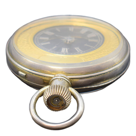 Swiss silver and formerly gold plated mystery watch Circa 1880 Swiss silver and formerly gold plated mystery watch Circa 1880