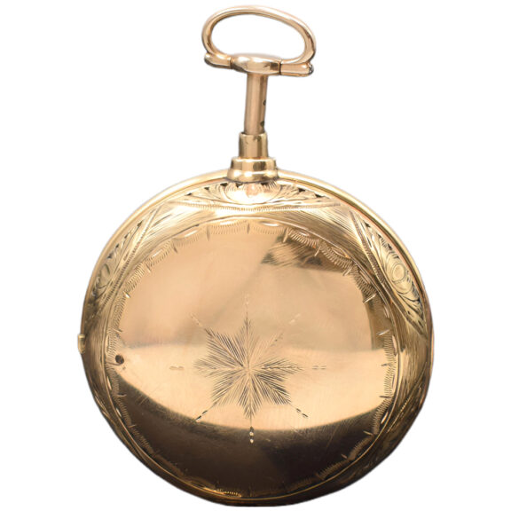 English rose gold triple cased repeating duplex Circa 1800 English rose gold triple cased repeating duplex Circa 1800