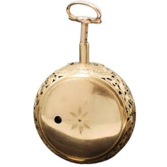 English rose gold triple cased repeating duplex Circa 1800