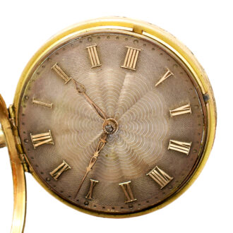 English rose gold triple cased repeating duplex Circa 1800