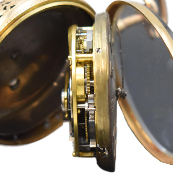 English rose gold triple cased repeating duplex Circa 1800 English rose gold triple cased repeating duplex Circa 1800
