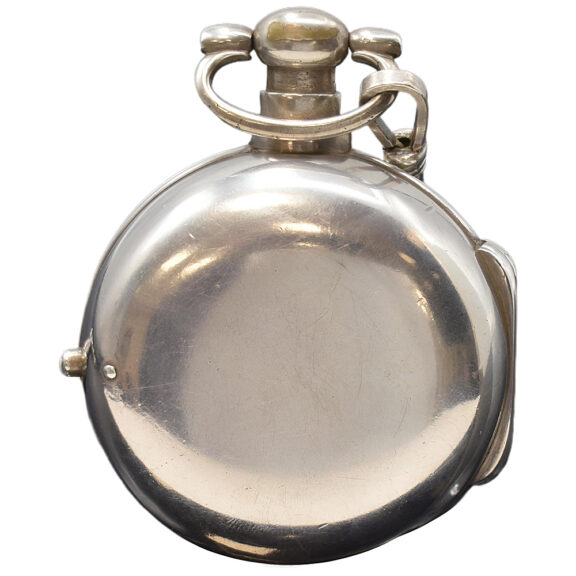 Rare English sterling silver pair cased coach clock Circa 1811 Rare English sterling silver pair cased coach clock Circa 1811