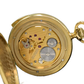 Swiss gilt full hunter five minute repeating watch Circa 1995 Swiss gilt full hunter five minute repeating watch Circa 1995