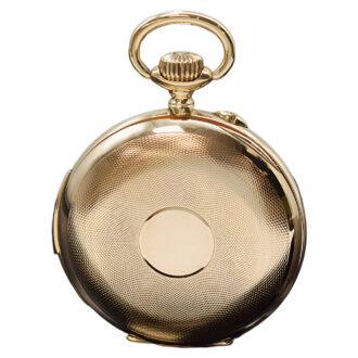 Swiss 14 carat gold minute repeating pocket watch Circa 1910
